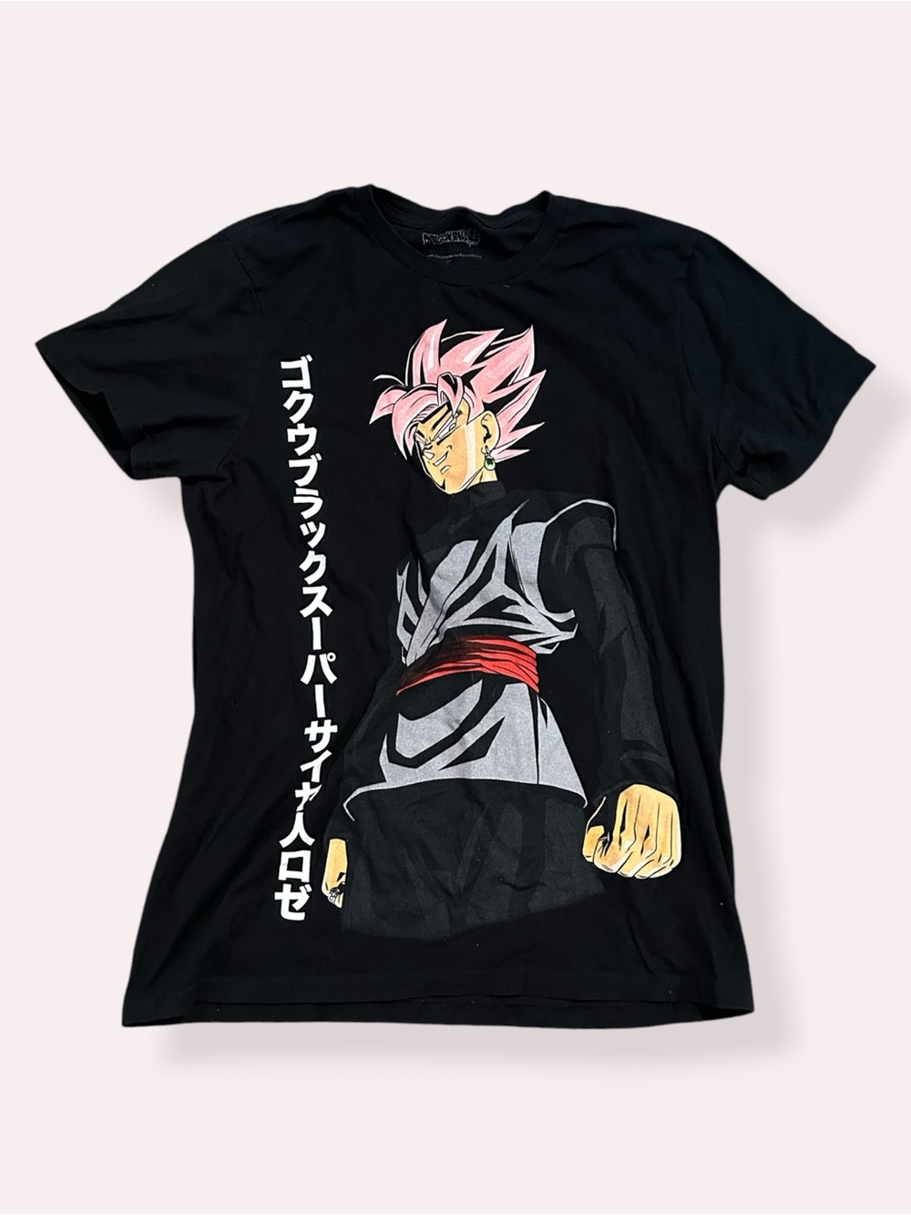 Dragon Ball Goku Super Saiyan Rose Graphic Tee